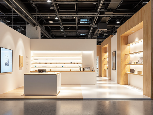 品牌产品展示,多个国际品牌产品整齐陈列,专业展厅环境背景,现代化展示空间